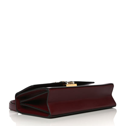 Gucci Smooth Calfskin Small Zumi Shoulder Bag Vintage Bordeaux 3 of 16