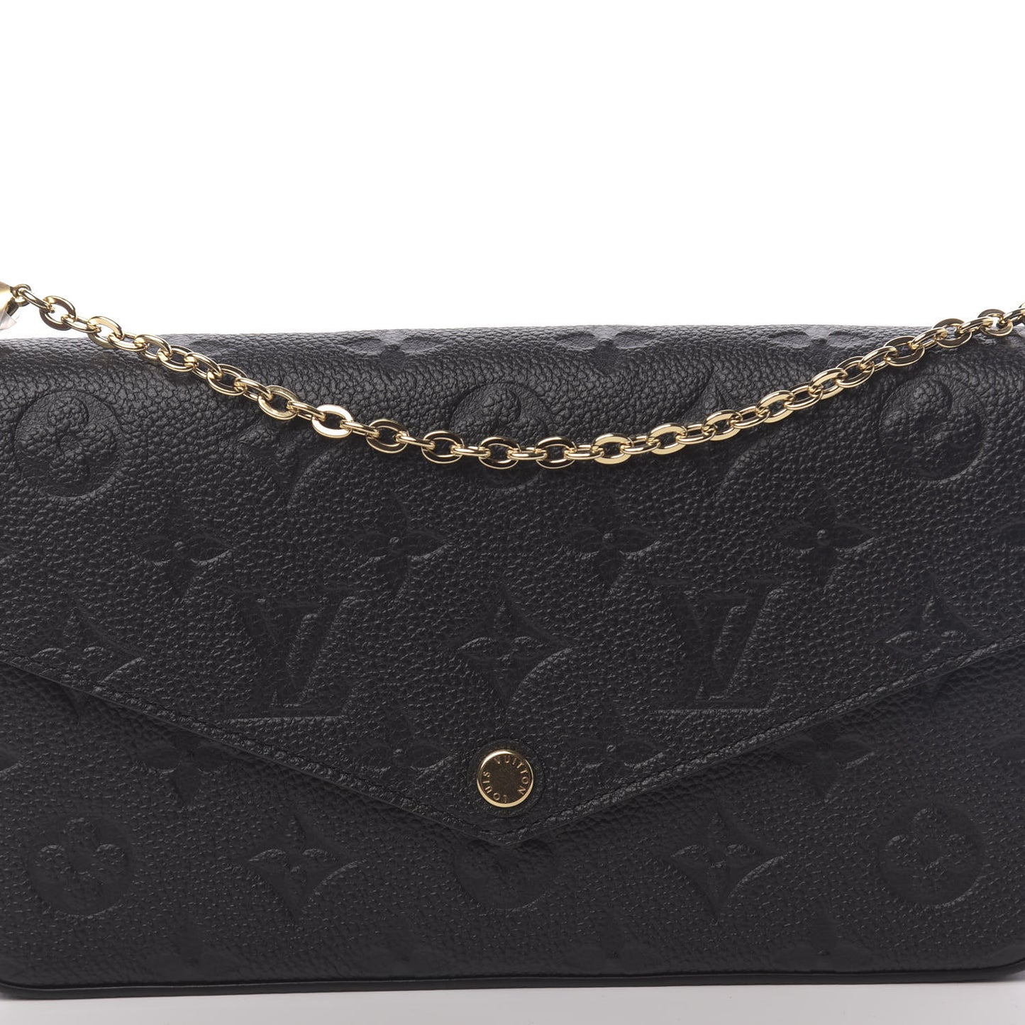 Empreinte Pochette Felicie Chain Wallet Black