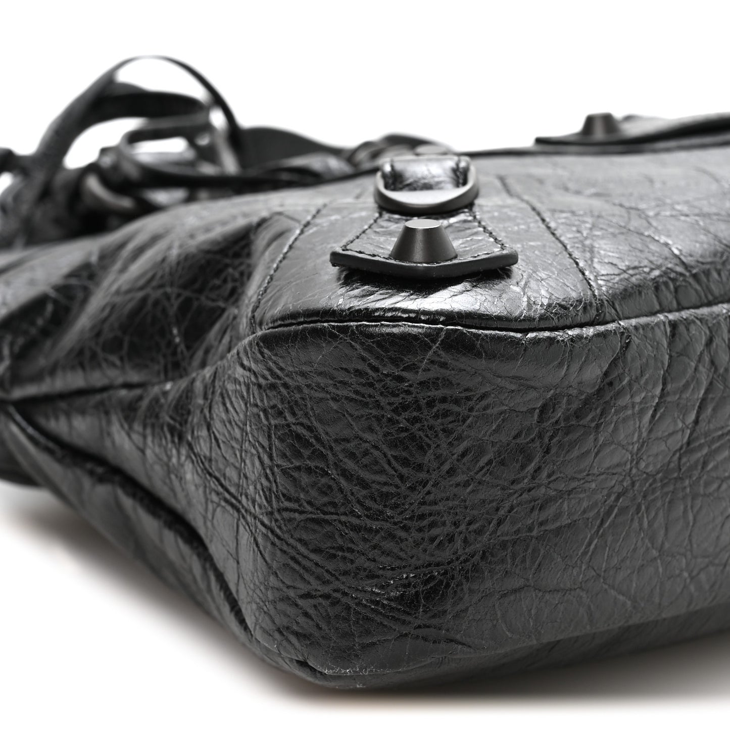 Agneau Arena Classic Hardware Le City First Bag Black