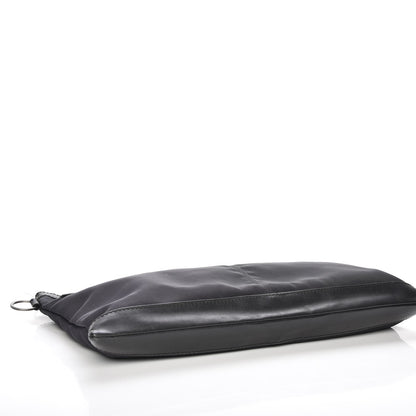 Balenciaga Nylon Calfskin Classic Hardware Clip Clutch Black 4 of 7