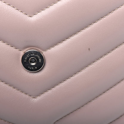 Saint Laurent Calfskin Y Quilted Monogram Toy Loulou Crossbody Bag Light Natural 12 of 21