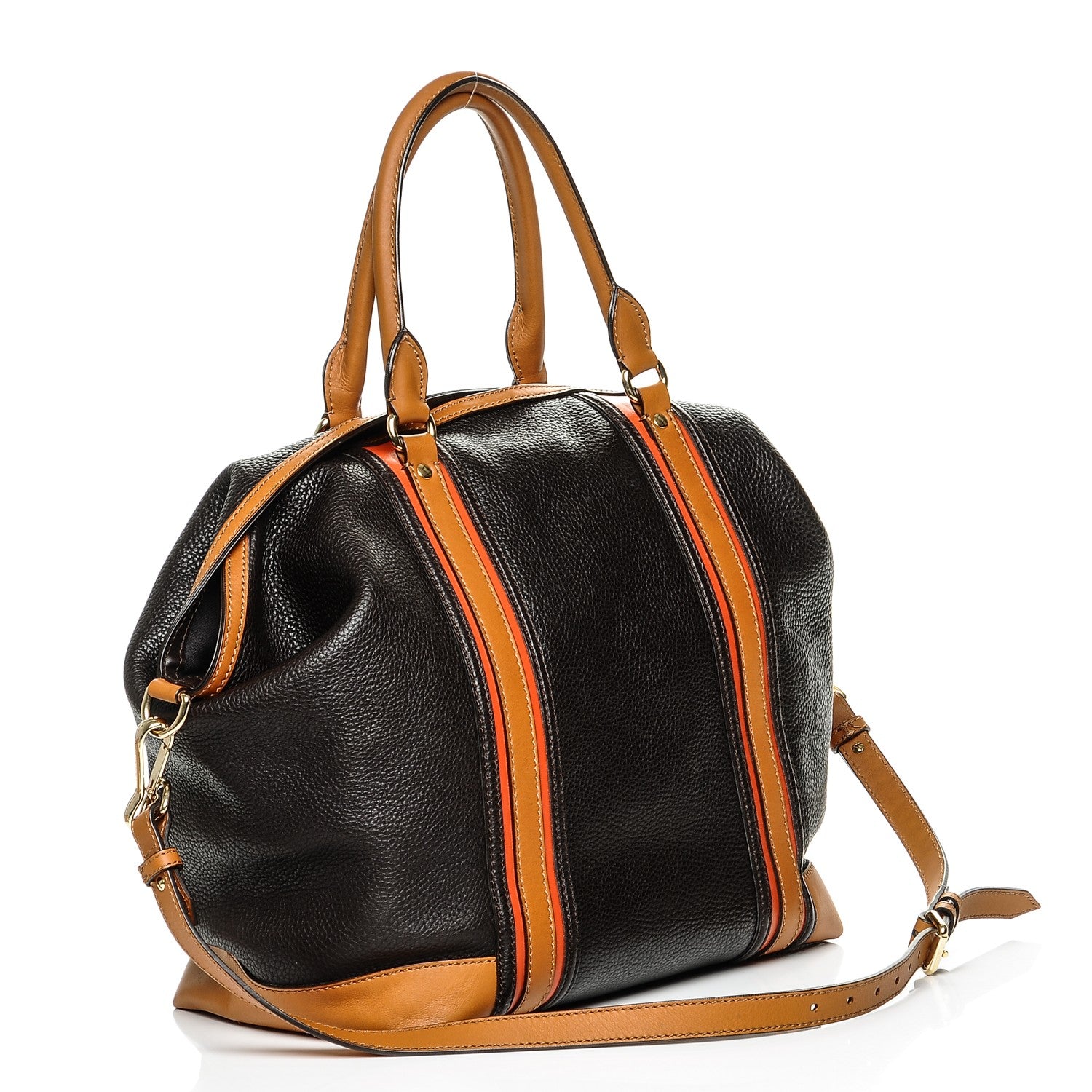 Burberry Grainy Calfskin Large Jameson Chocolate 3 of 7