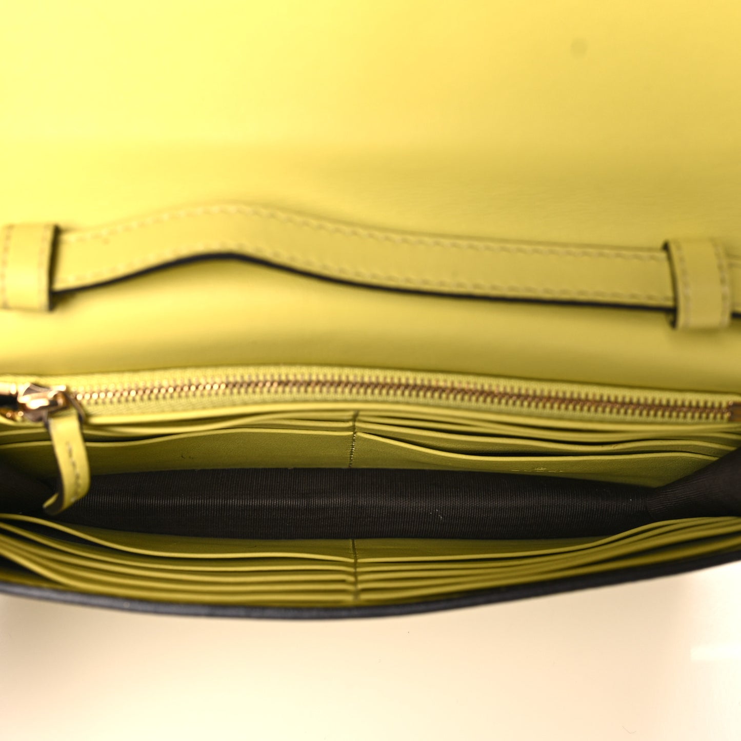 Moon Calfskin Icon Wallet Mimosa Flower