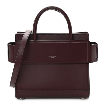 Givenchy Smooth Calfskin Mini Horizon Satchel Oxblood 1 of 9