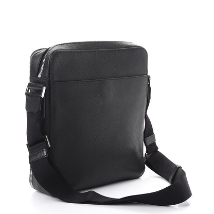 Prada Saffiano Flat Messenger Bag Black 3 of 9