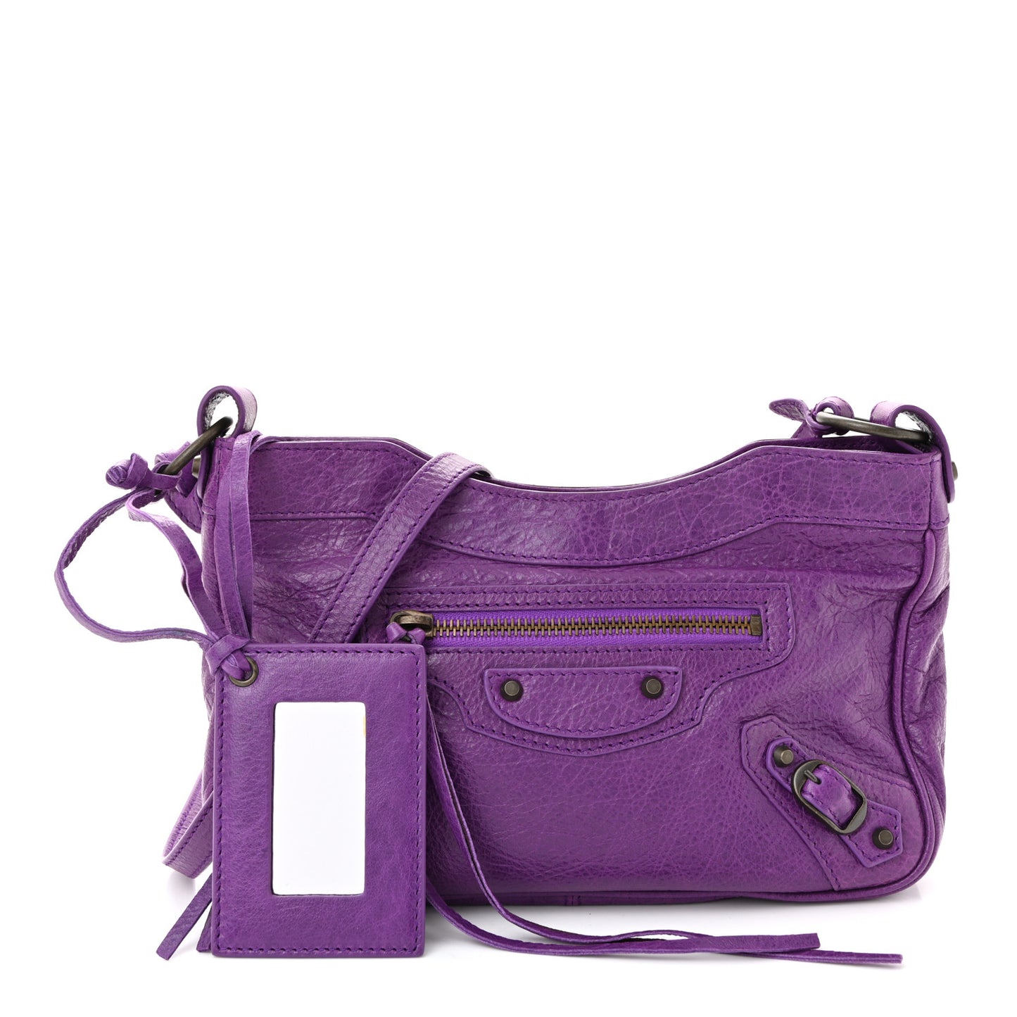 Agneau Classic Hardware Hip Ultraviolet