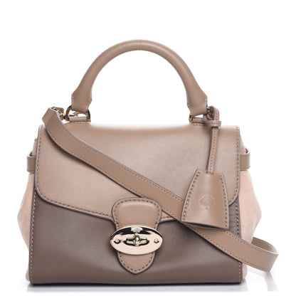 Mulberry Polished Calfskin Suede Tri-Color Primrose 1 of 7