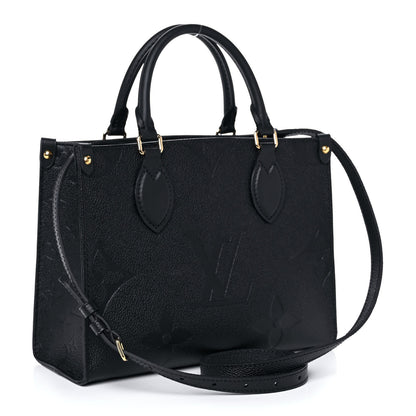 Louis Vuitton Empreinte Monogram Giant Onthego PM Black 3 of 10