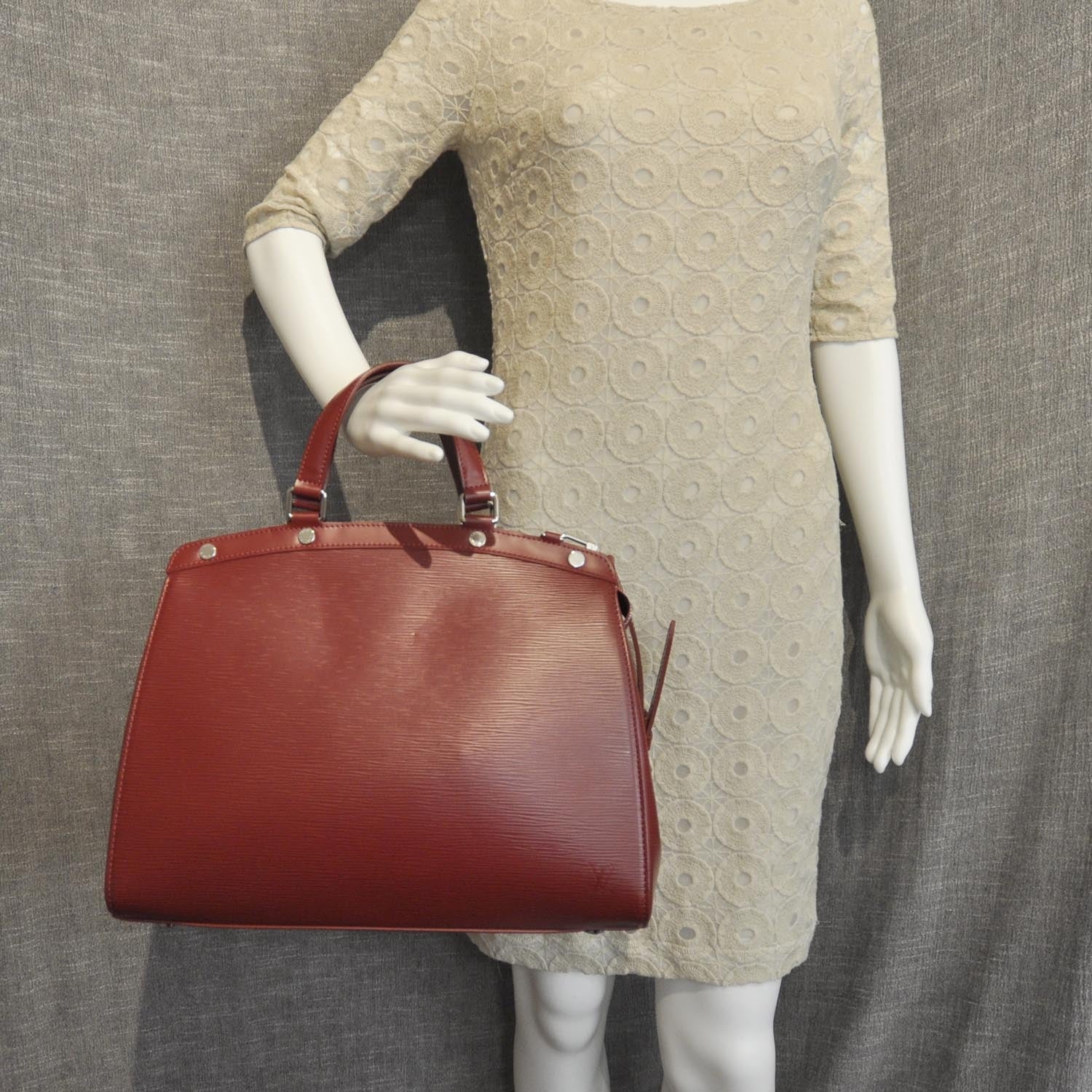 Louis Vuitton Epi Brea GM Rubis Red 2 of 9