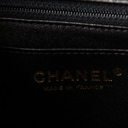 Chanel Lambskin Quilted Mini Rectangular Flap Black 6 of 8
