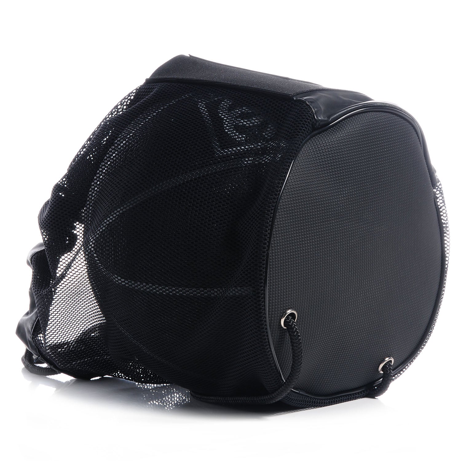 Chanel Rubber CC Basketball w/ Mesh Case Black Grey 5 of 7