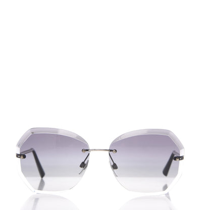 Chanel Metal Spring Round Sunglasses 4220 Silver 2 of 8