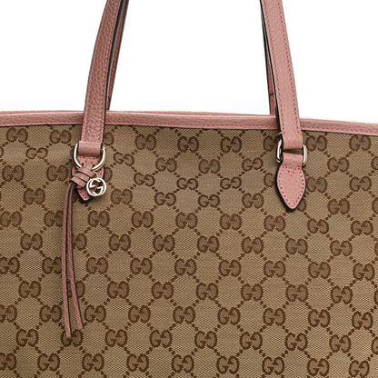 Gucci Monogram Bree Zippered Tote Beige Soft Pink 8 of 10