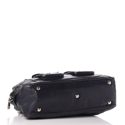 Marc Jacobs Calfskin Multipocket Shoulder Bag Blue 4 of 8