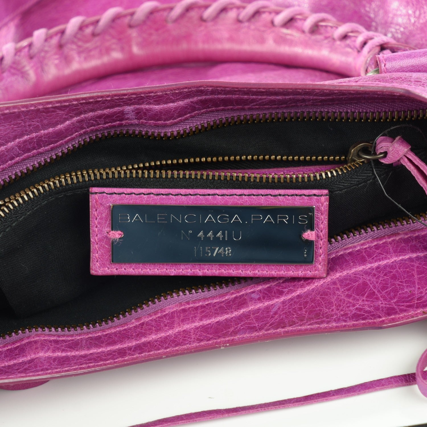 Balenciaga Chevre Classic Hardware City Magenta 6 of 8