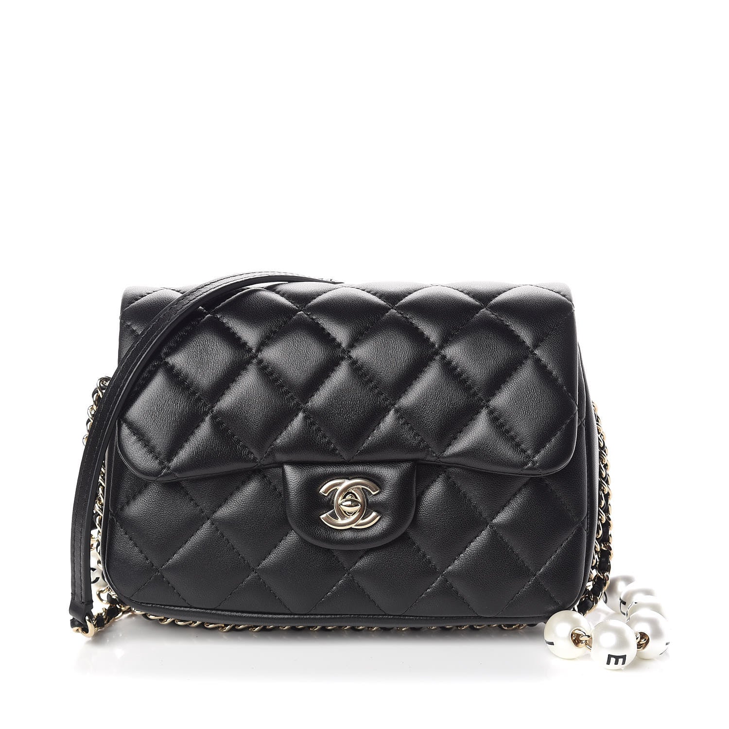 Chanel Lambskin Quilted Small My Precious Flap Black 1 of 11