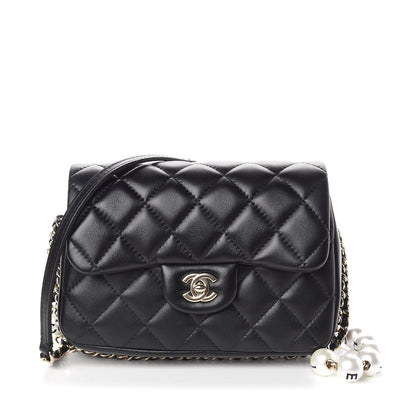 Chanel Lambskin Quilted Small My Precious Flap Black 1 of 11