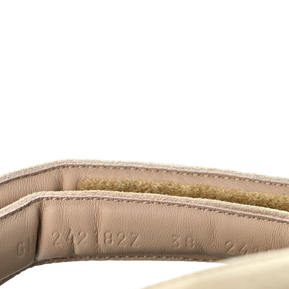 Hermes Suede Goatskin Junior Sandals 38 Beige Camel 9 of 10