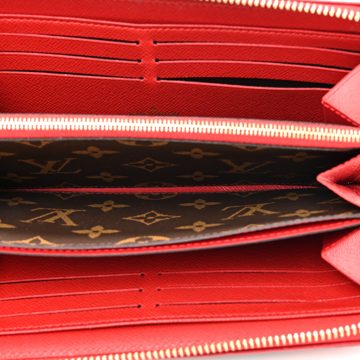 Louis Vuitton Monogram Retiro Zippy Wallet Cherry 5 of 11