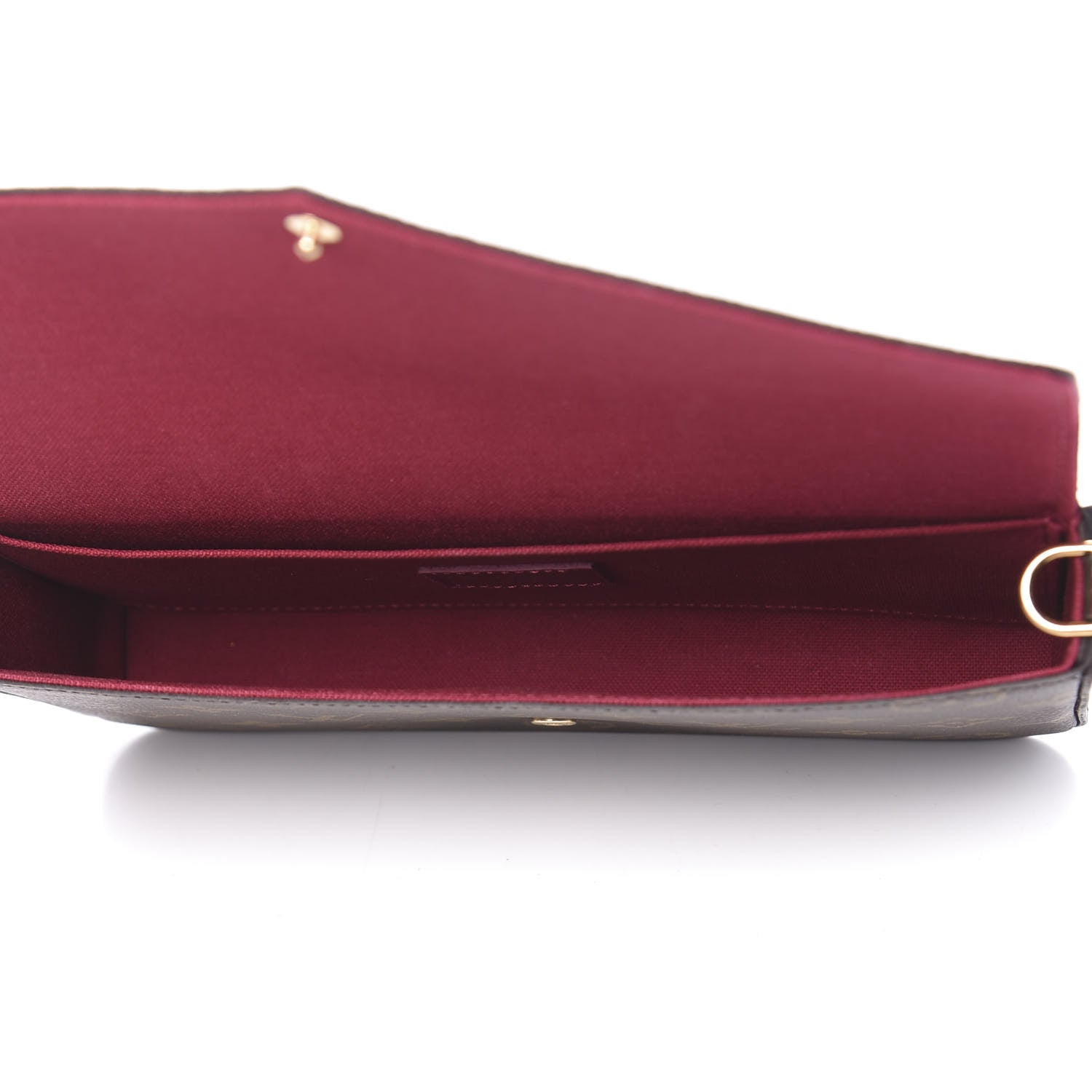 Louis Vuitton Monogram Pochette Felicie Chain Wallet Fuchsia 5 of 11