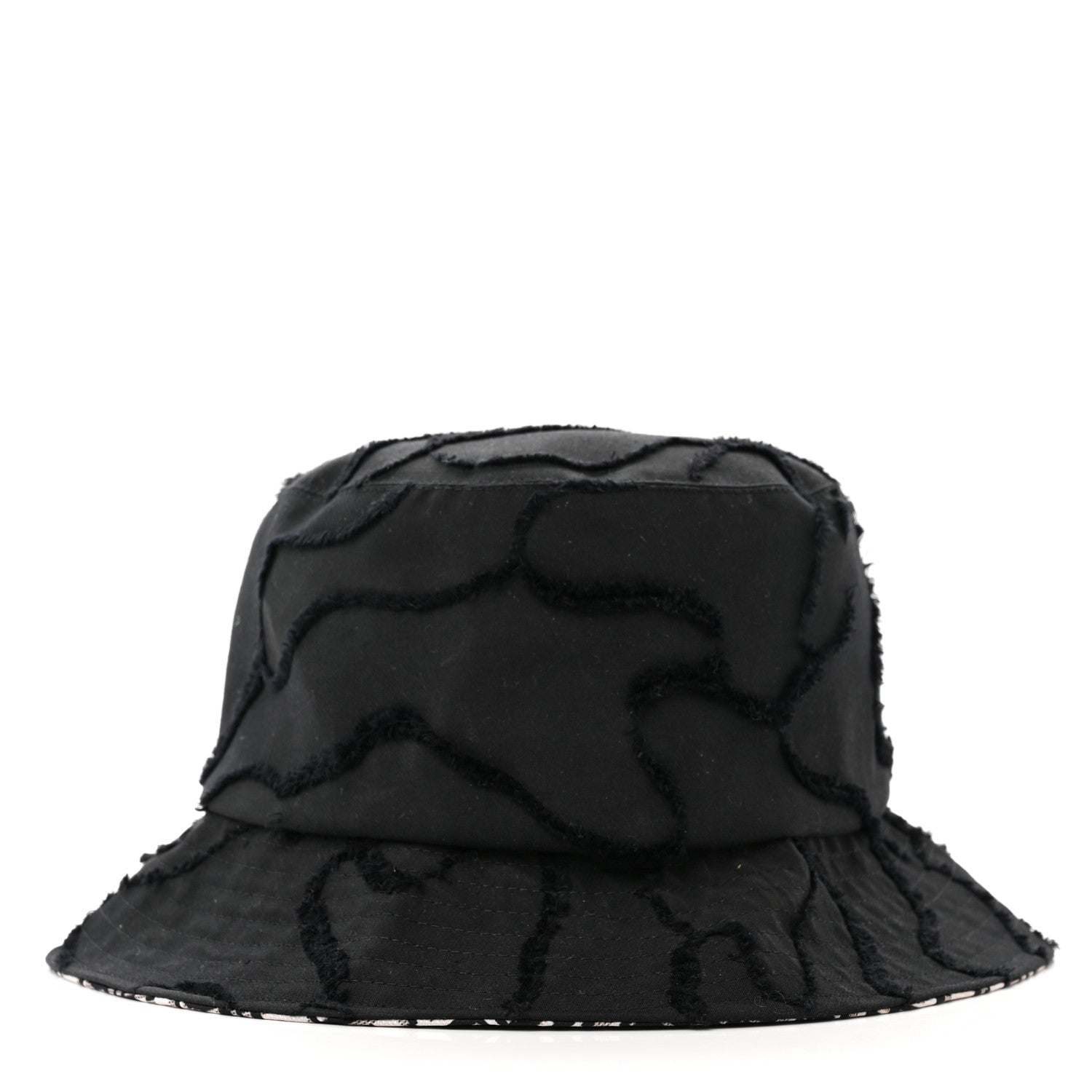 Christian Dior Camouflage Logo Bucket Hat 57 Black 2 of 7
