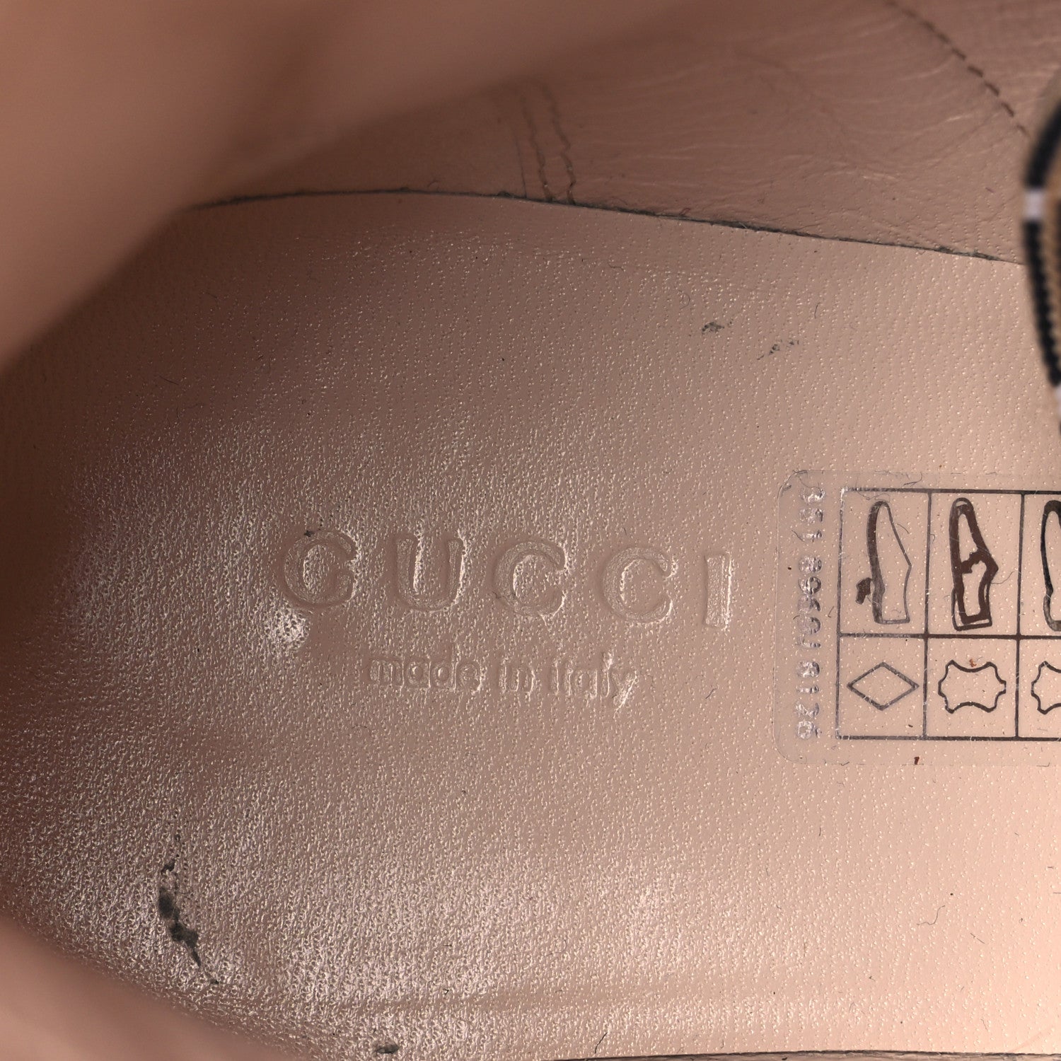 Gucci Cordovan Lux Nappa GG Matelasse Lace Up 60mm Combat Boots 39.5 Dark Hazel Brown 8 of 10