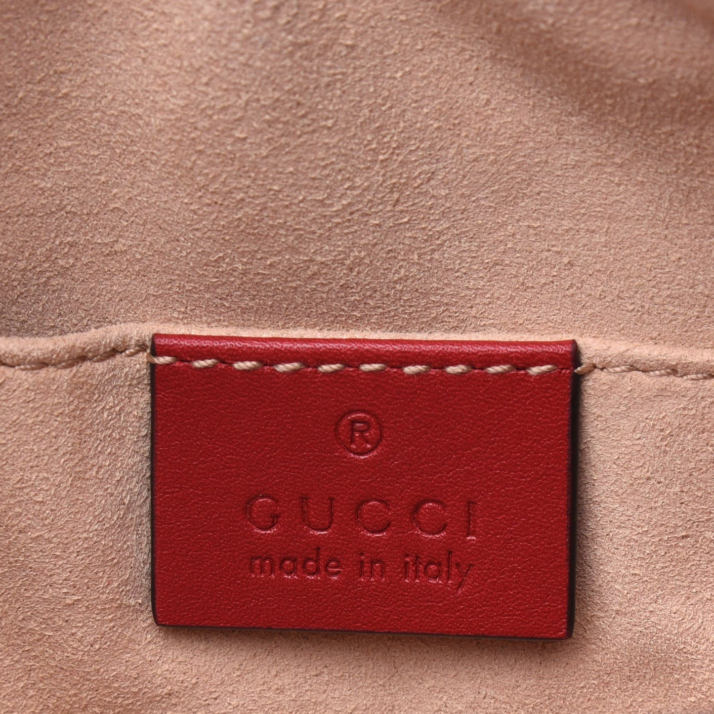 Calfskin Matelasse GG Marmont Belt Bag 95 38 Hibiscus Red