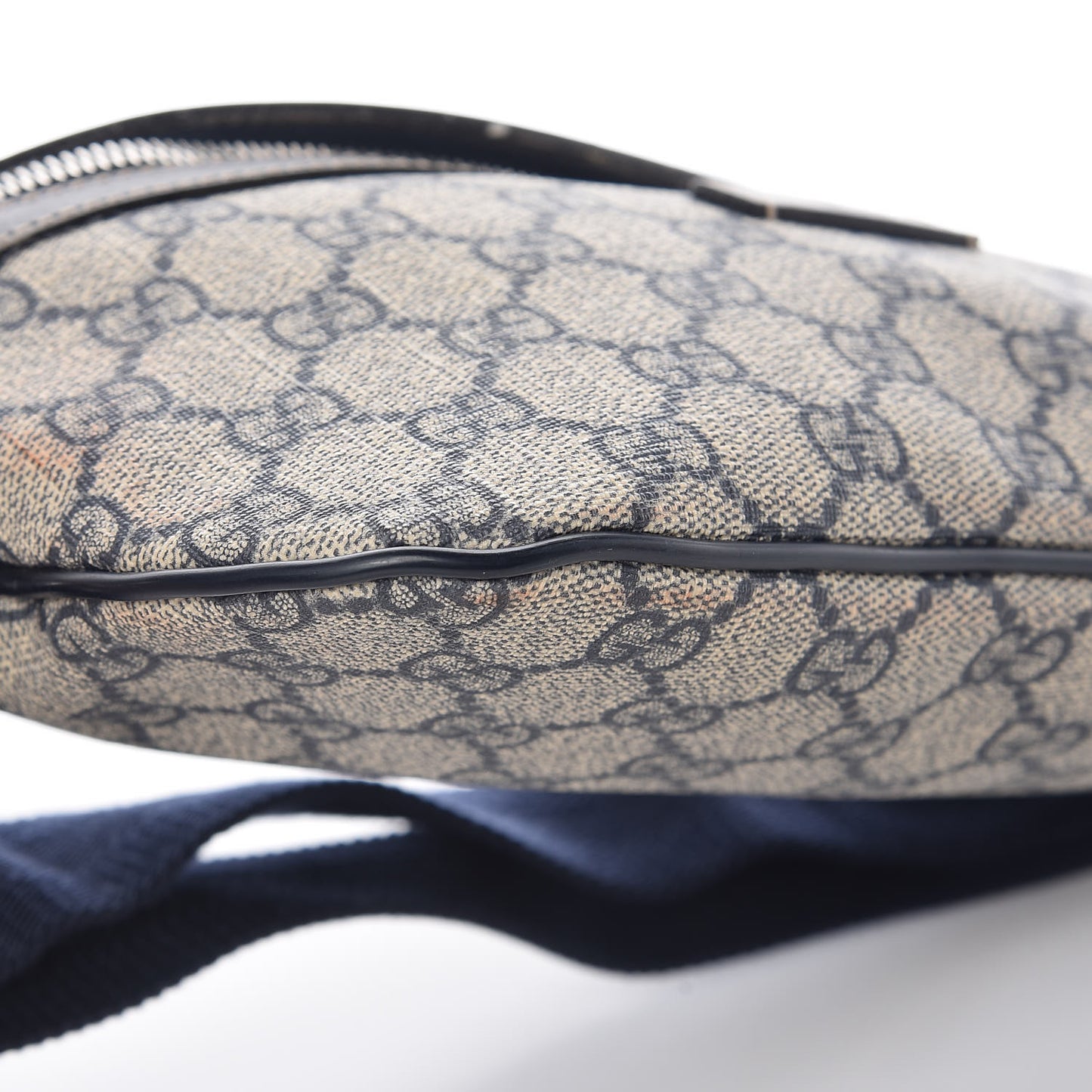 GG Supreme Monogram Belt Bag Navy