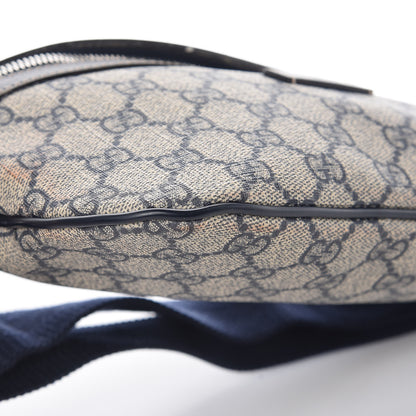 Gucci GG Supreme Monogram Belt Bag Navy 13 of 14