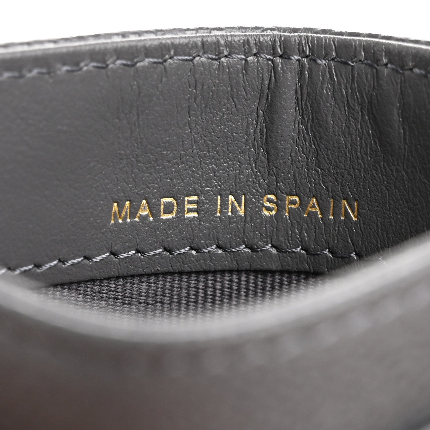 Chanel Caviar Quilted Card Holder Grey 7 of 8