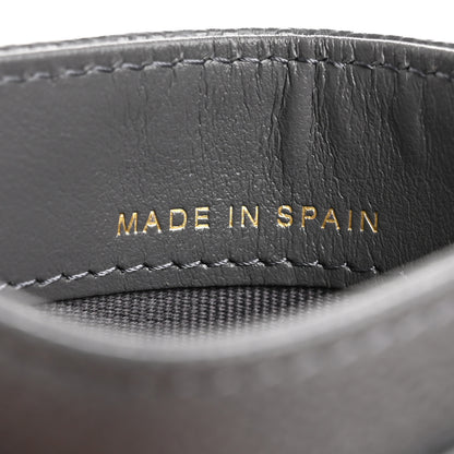 Chanel Caviar Quilted Card Holder Grey 7 of 8