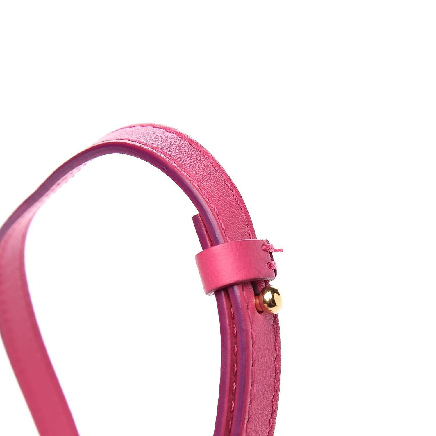 Chloe Calfskin Quilted Nano Drew Bijou Shoulder Bag Fuchsia Rose 10 of 10