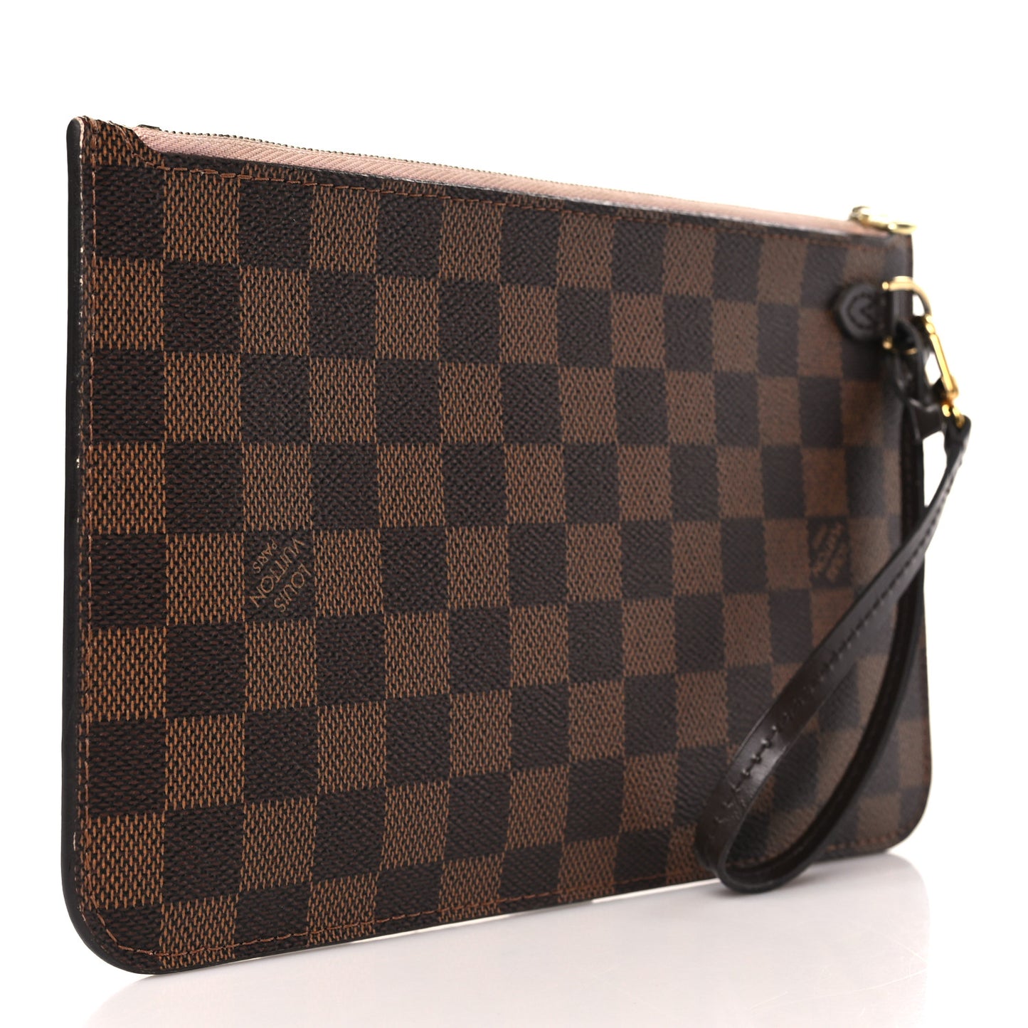 Damier Ebene Neverfull MM GM Pochette Rose Ballerine