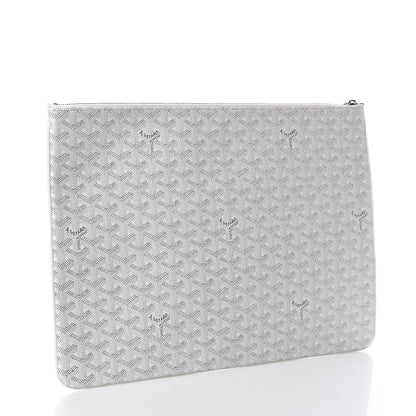 Goyard Goyardine Senat Pochette GM White 2 of 6