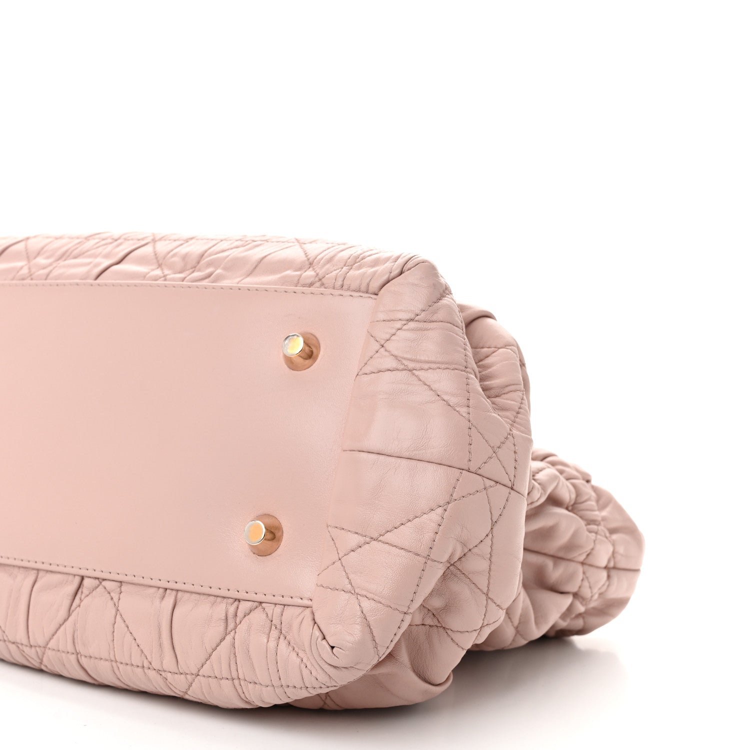 Christian Dior Gaufre Lambskin Cannage Delices Tote Poudre 10 of 11