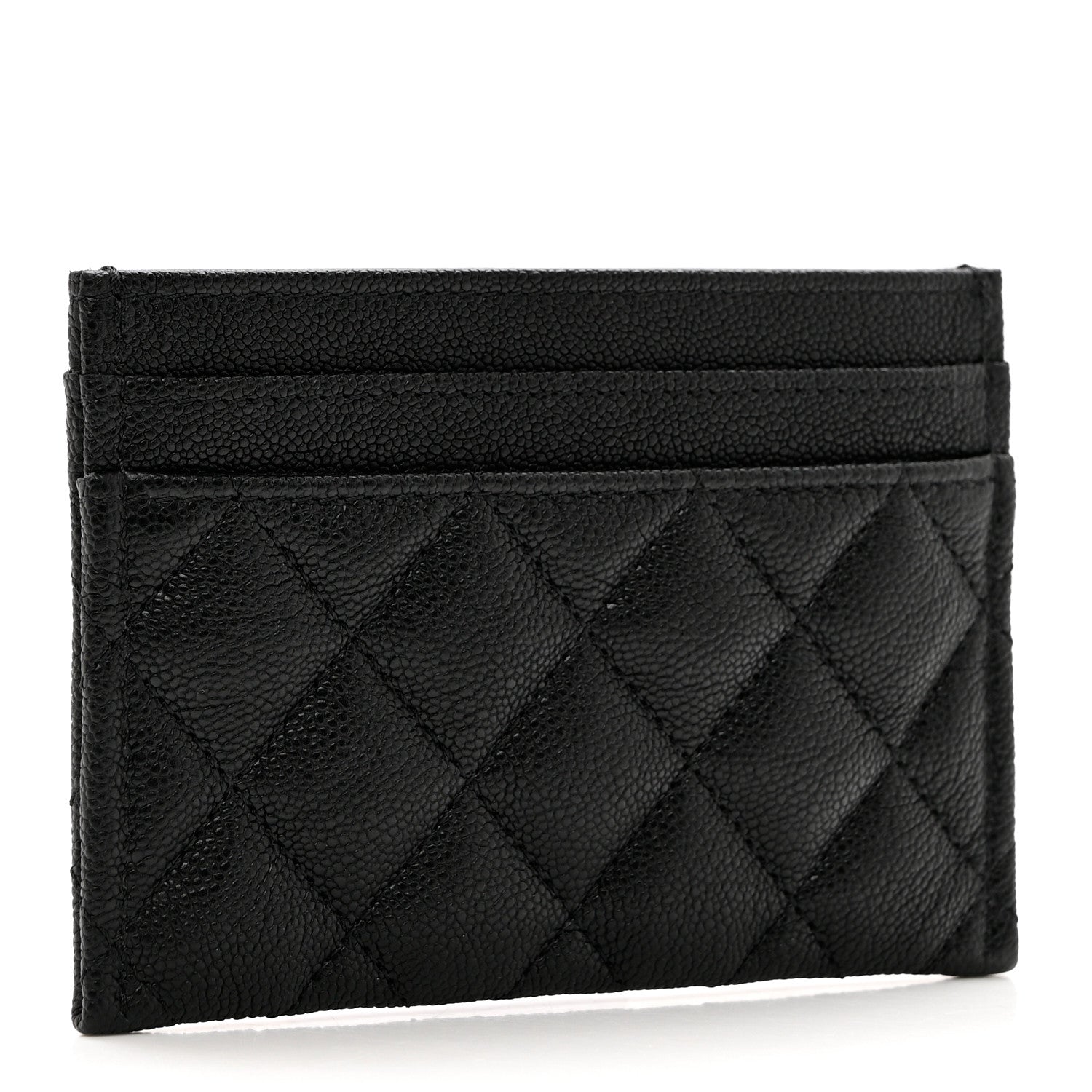 Chanel Caviar Quilted Boy Card Holder Black 3 of 9
