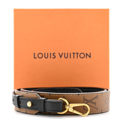Louis Vuitton Reverse Monogram Bandouliere Shoulder Strap XL Black 5 of 5