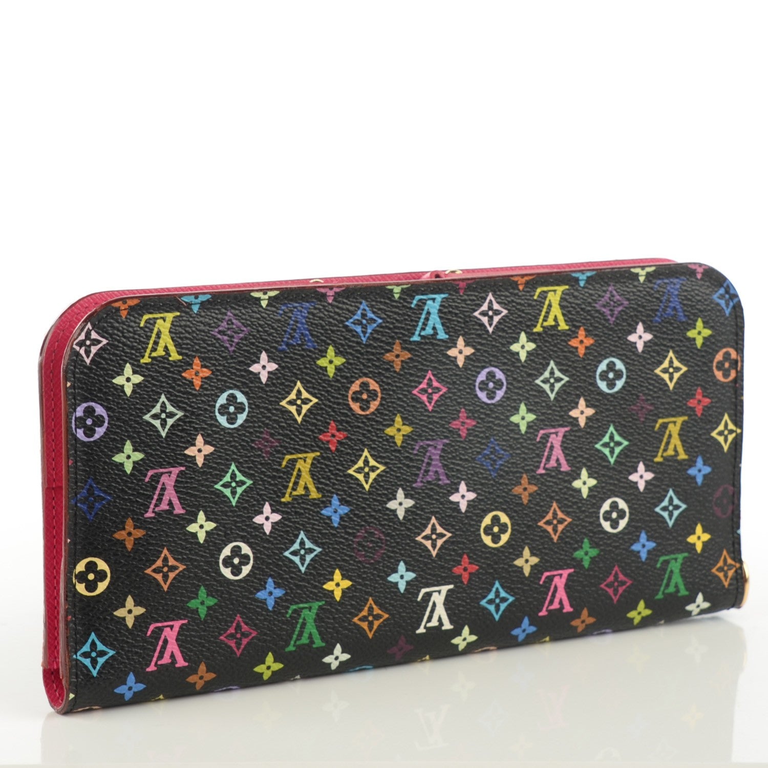 Louis Vuitton Monogram Multicolor Insolite Wallet Black Grenade 3 of 7