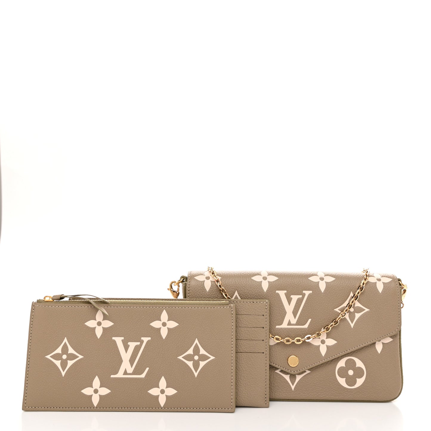 Empreinte Monogram Giant Felicie Pochette Tourterelle Creme