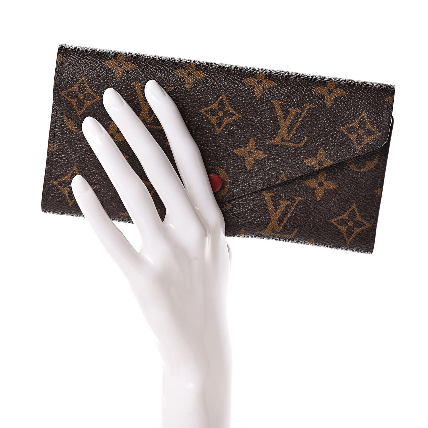 Monogram Josephine Wallet Red