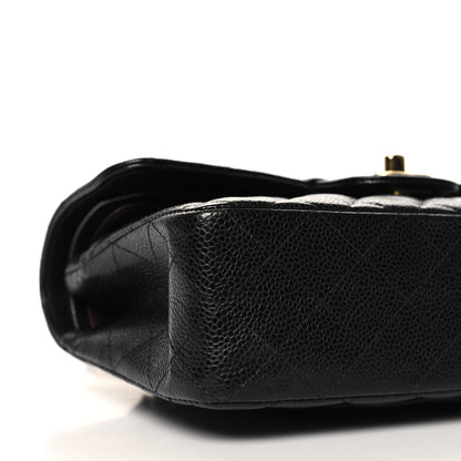 Chanel Caviar Quilted Small Double Flap Black 9 of 10