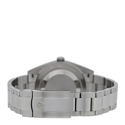 Rolex Stainless Steel 41mm Oyster Perpetual Datejust Watch Slate 126300 3 of 5