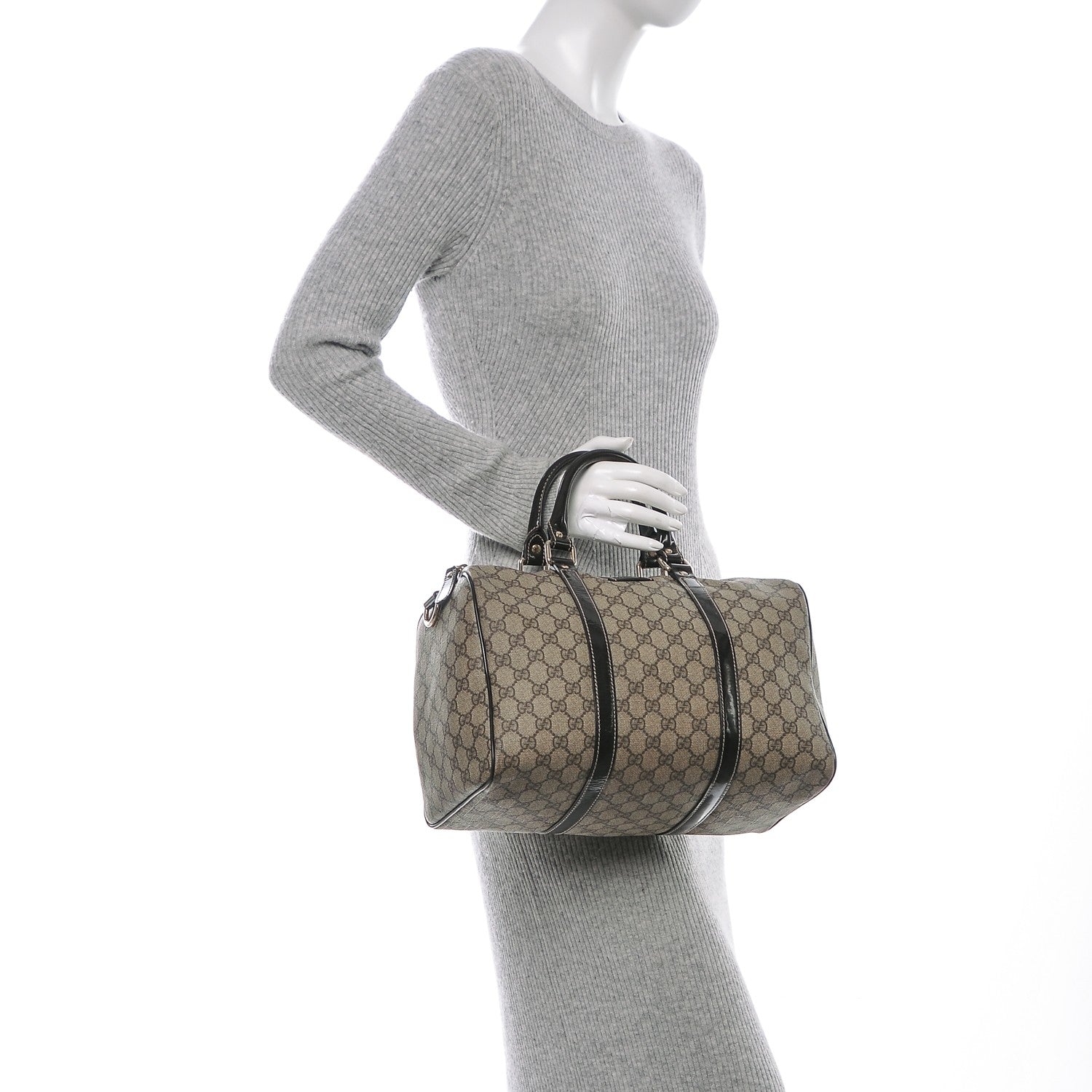 Gucci GG Plus Monogram Medium Joy Boston Dark Brown 2 of 7