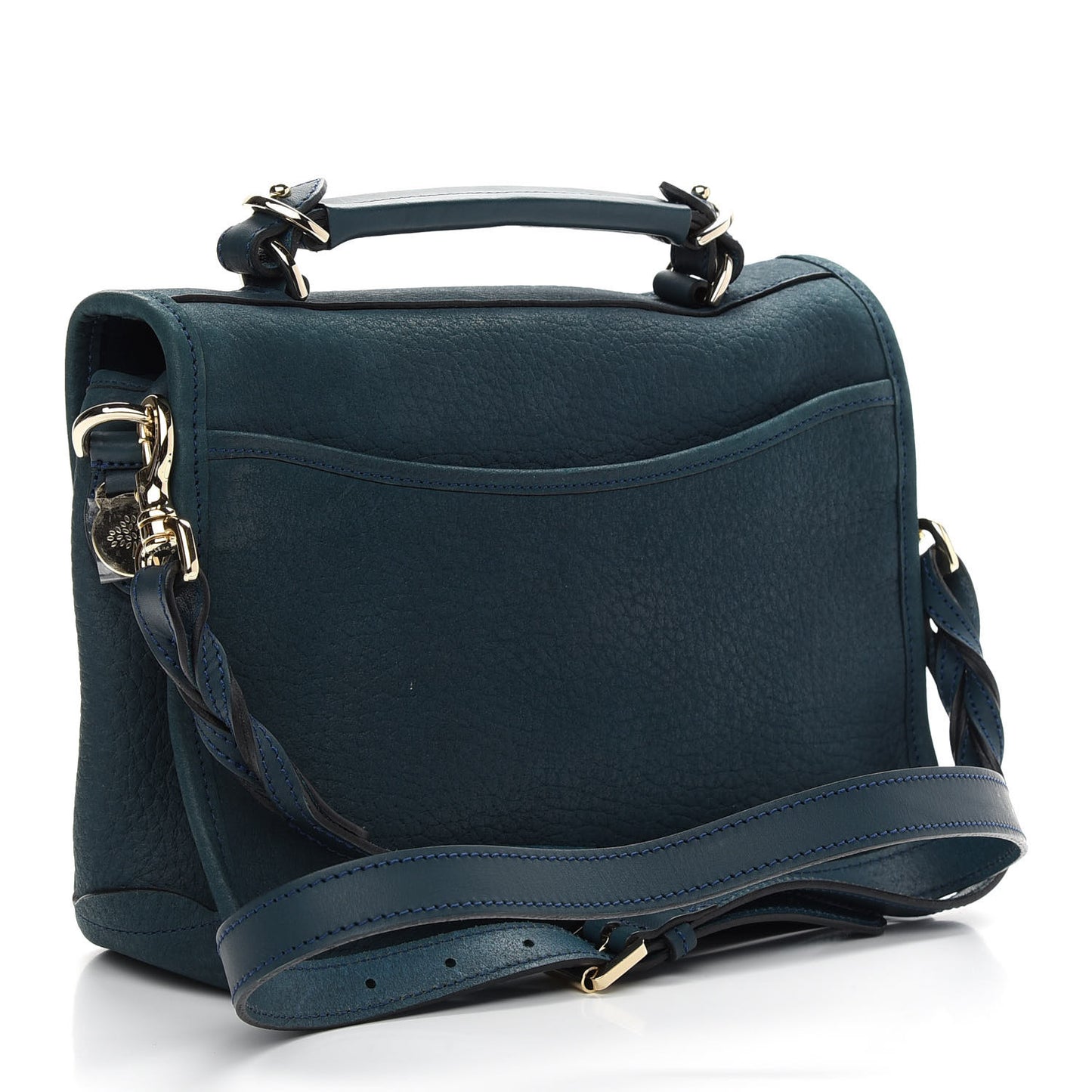 Shrunken Calfskin Medium Bryn Petrol