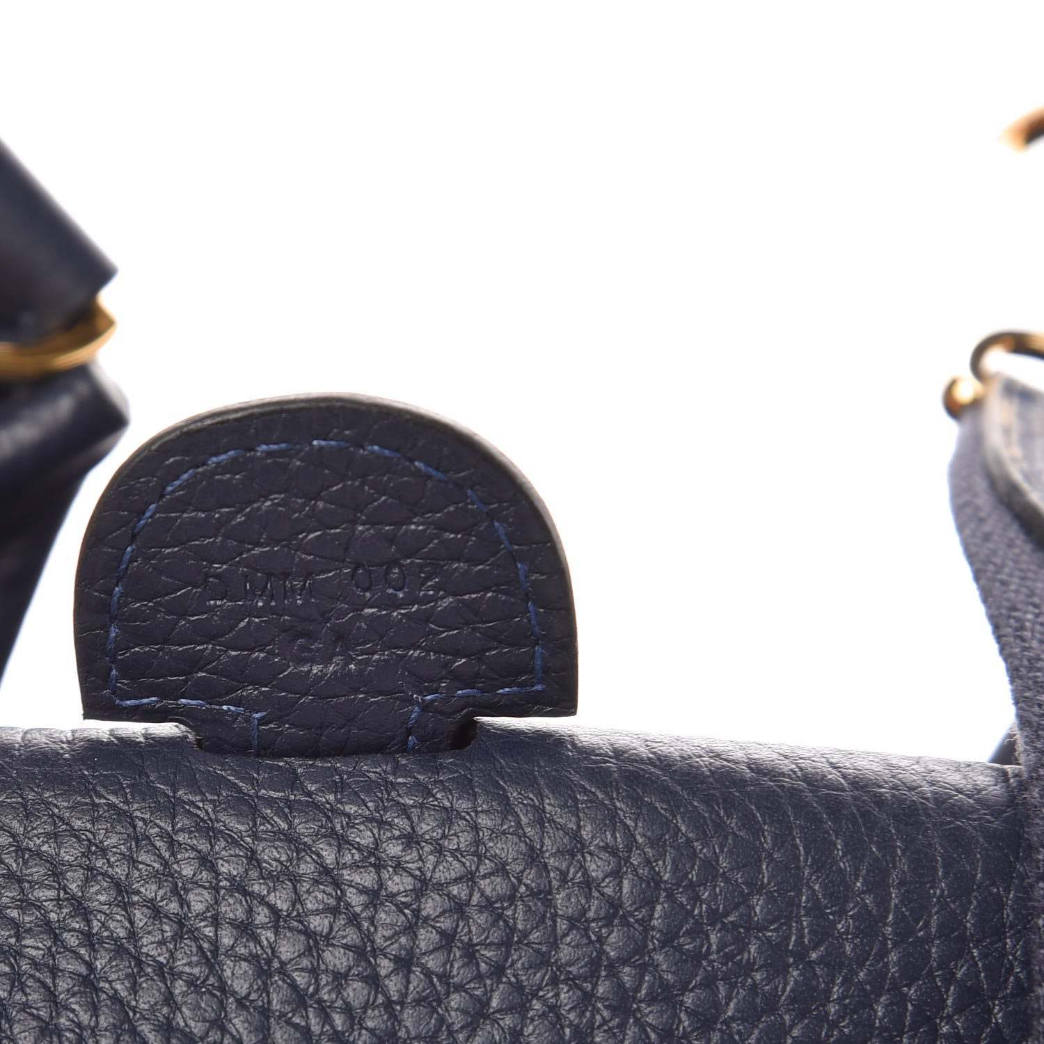 Hermes Taurillon Clemence Evelyne III GM Bleu Nuit 7 of 11