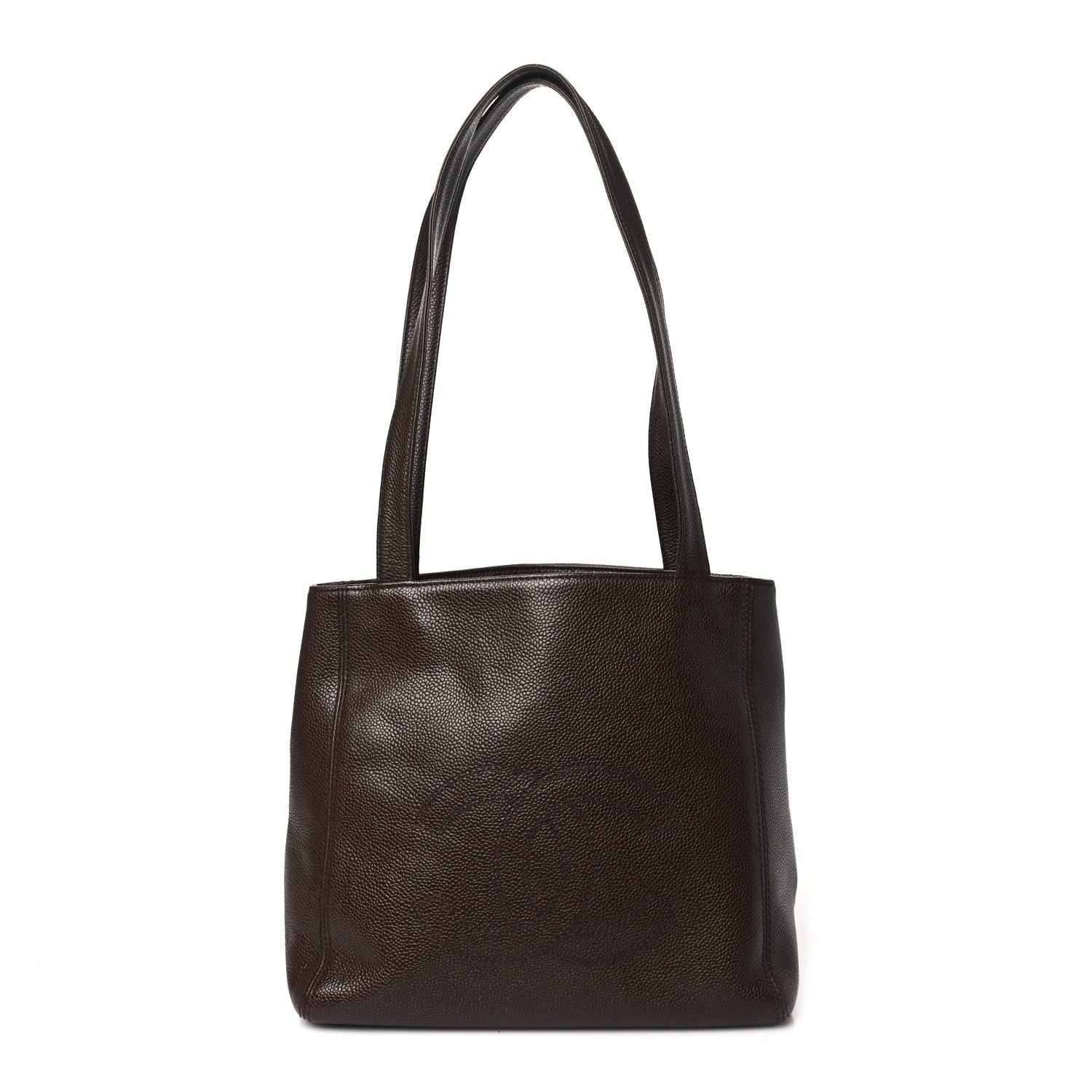 Chanel Caviar CC Tote Brown 1 of 10