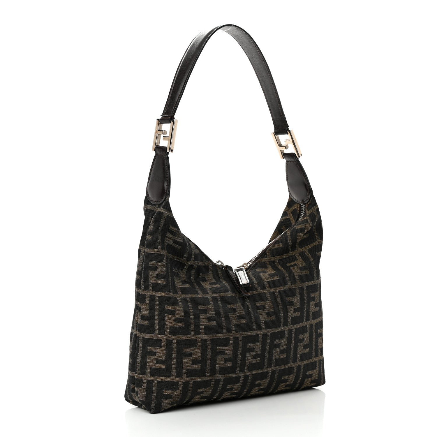 Fendi Zucca Shoulder Bag Tobacco 3 of 17