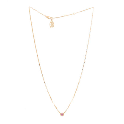 Cartier 18K Pink Gold Pink Sapphire D'Amour Pendant Necklace 3 of 6