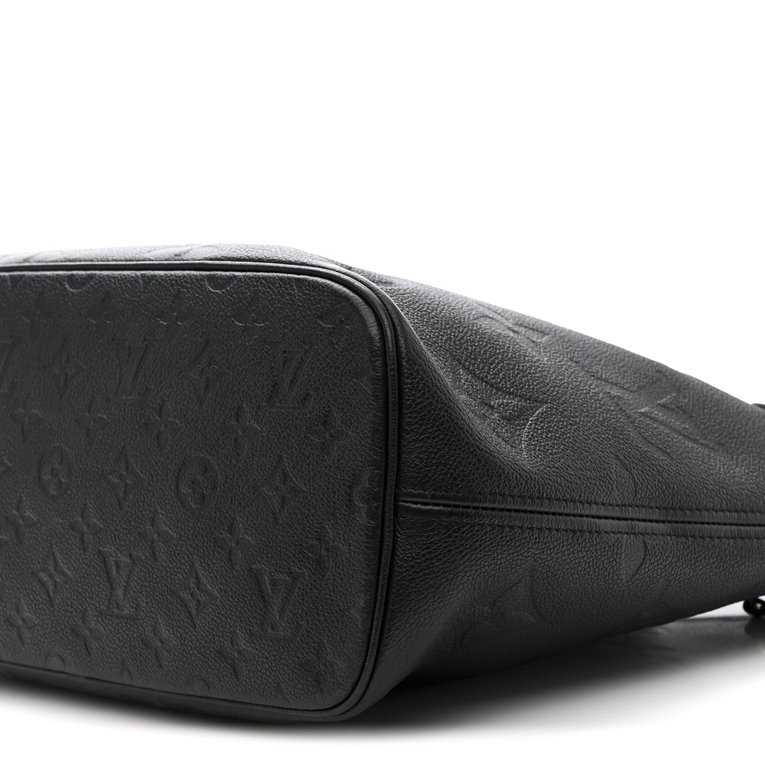 Louis Vuitton Empreinte Monogram Giant Neverfull MM Black 9 of 12