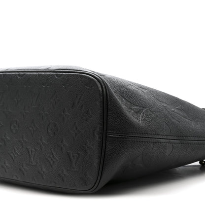 Louis Vuitton Empreinte Monogram Giant Neverfull MM Black 9 of 12